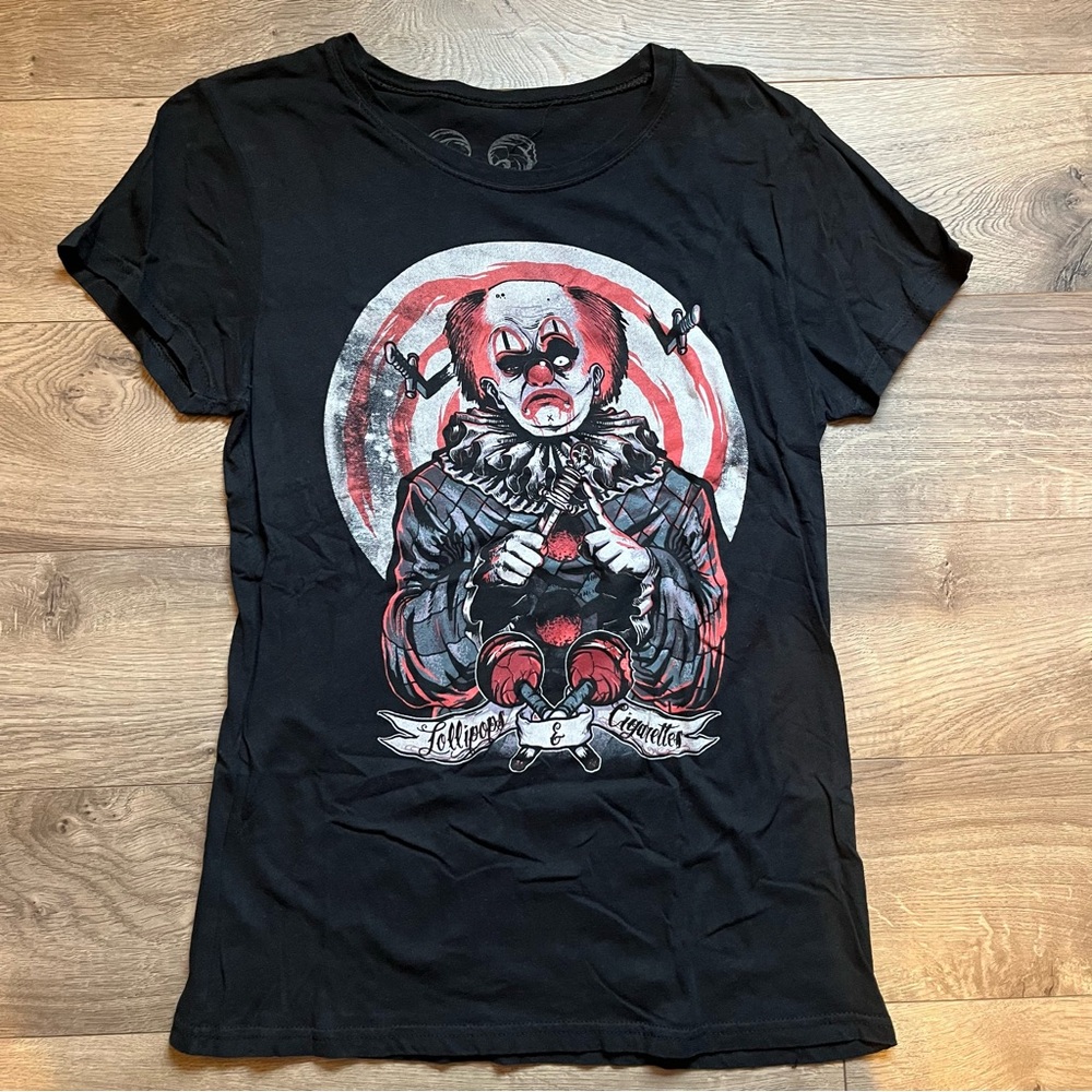 Lollipops & Cigarettes by Craig Mabbitt Clown Slim Fit Tee